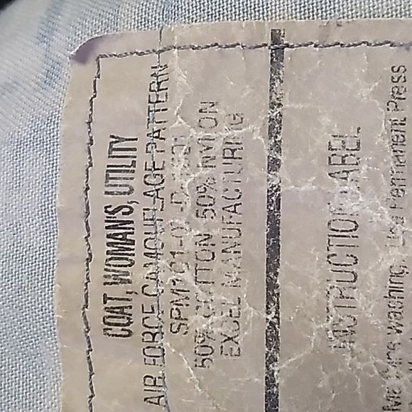 Womens small utility Jacket 18x27 approx Air Force US Military - Picture 4 of 5